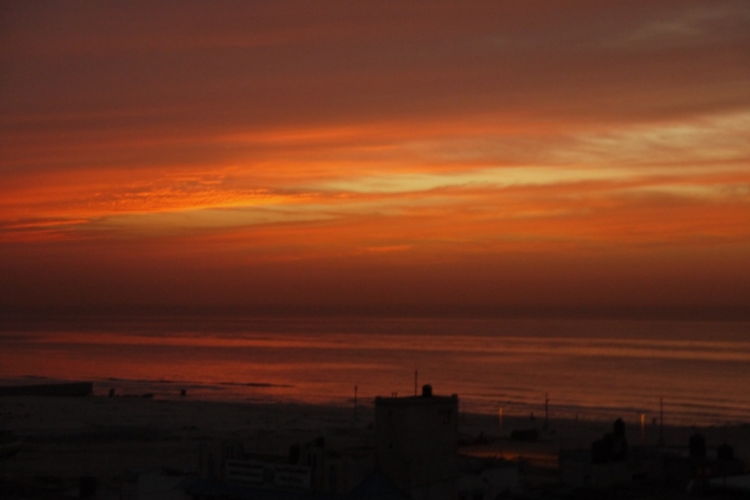 Sunset over the Mediterranean  